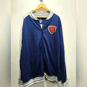 Fanatics Chicago Bears Varsity Zip Up Men's XXL Blue